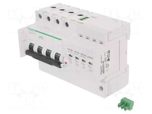 Surge arrester; Type 2; Poles: 3+N; for DIN rail mounting; IP20 SCHNEIDER ELECTRIC A9L16294