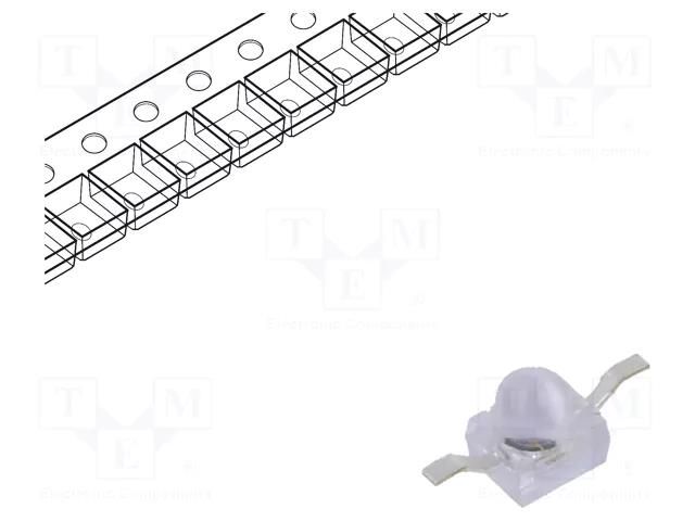 Phototransistor; SMD; 1.9mm; Dim: 2.5x2x2.7mm; λp max: 940nm; 30V EVERLIGHT PT91-21C/TR10