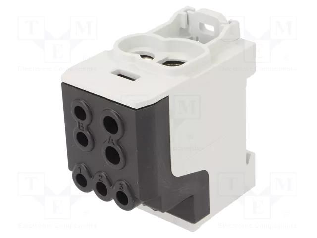 Splice terminal: distribution block; 200A; 1kV; screw terminal SIMET SDB200BK
