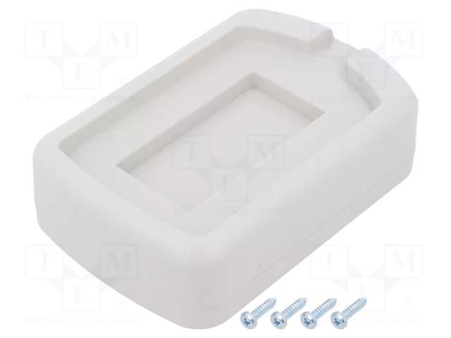 Enclosure: specialist; X: 76mm; Y: 116mm; Z: 30mm; ABS; grey; IP54 MASZCZYK KM-200B/G
