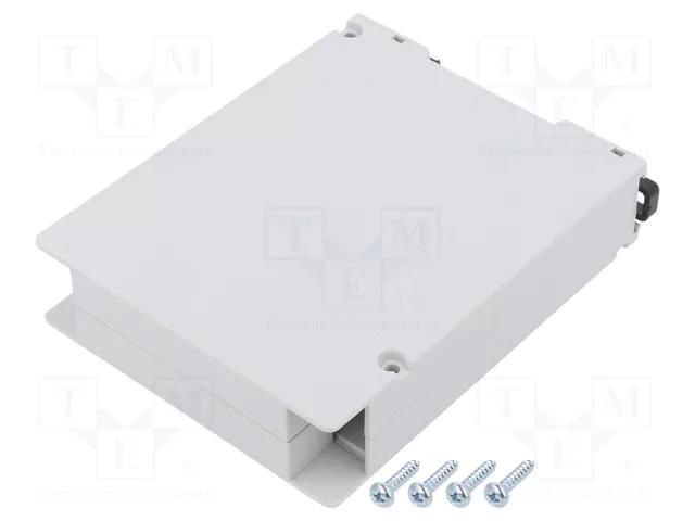 Enclosure: for DIN rail mounting; Y: 80mm; X: 17.7mm; Z: 103mm; ABS MASZCZYK KM-324G