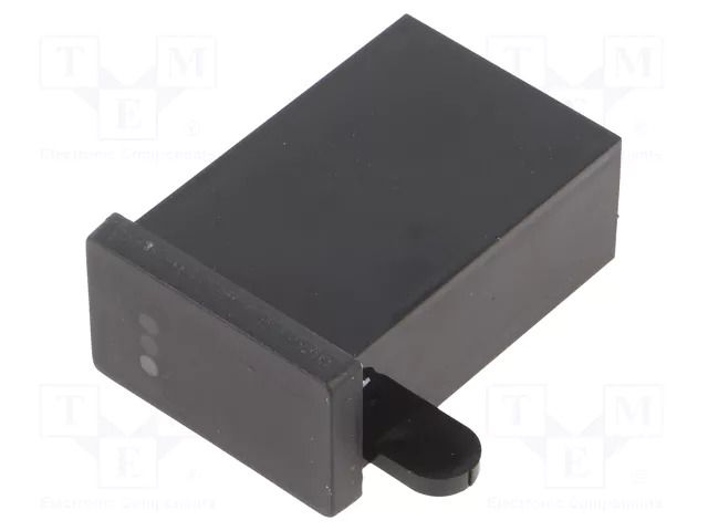 Enclosure: specialist; X: 34.6mm; Y: 54.2mm; Z: 20.5mm; ABS; black MASZCZYK KM-58PTRS/BK