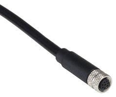 SENSOR CORD, 8P M8 RCPT-FREE END, 3.3FT PXPPVC08FBF08ACL010PVC.