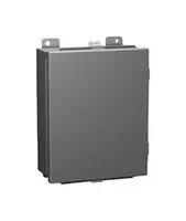N4 J BOX, HINGE COVER W/PANEL,16X14X10, STEEL, GRAY 1414N4PHO10