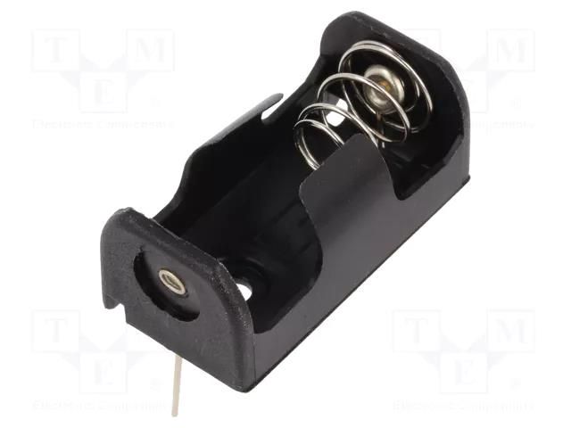 Holder; 1/2AA,1/2R6,CR2; Batt.no: 1; PCB,THM; for PCB KEYSTONE KEYS2485