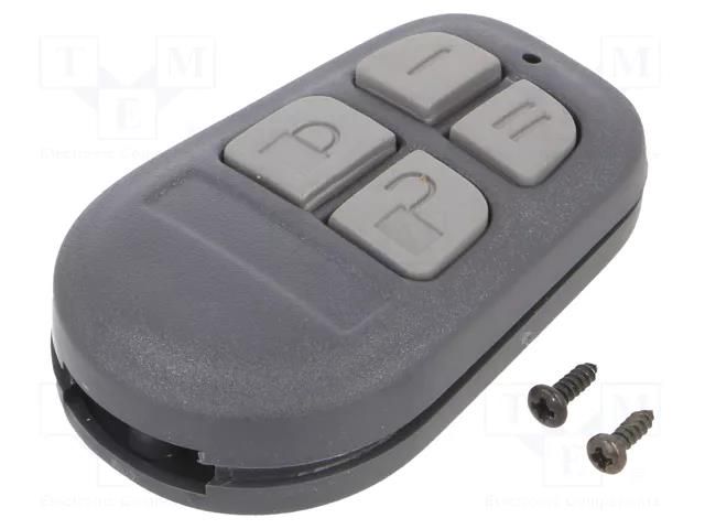 Enclosure: for remote controller; IP20; X: 36mm; Y: 58mm; Z: 13mm MASZCZYK P-31DG/G