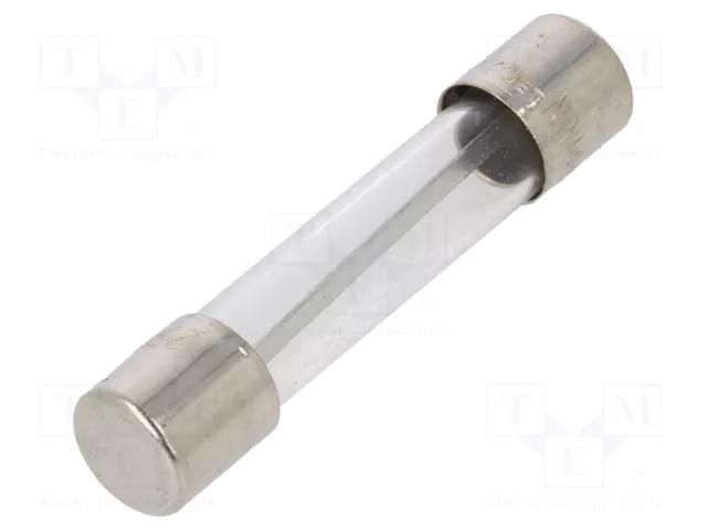 Fuse: fuse; 15A; 32VAC; quick blow; glass; 6.3x32mm; FSA; brass; bulk OPTIFUSE FSA-15A