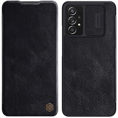Nillkin Qin leather holster case for Samsung Galaxy A73 black, Nillkin 6902048237667 6902048237667