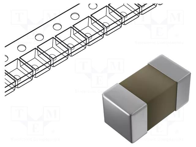 NTC thermistor; 15kΩ; SMD; 0402; 3950K; 100mW MURATA NCP15XW153J03RC