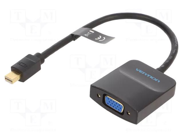 Converter; D-Sub 15pin HD socket,mini DisplayPort plug; 34AWG VENTION HBDBB