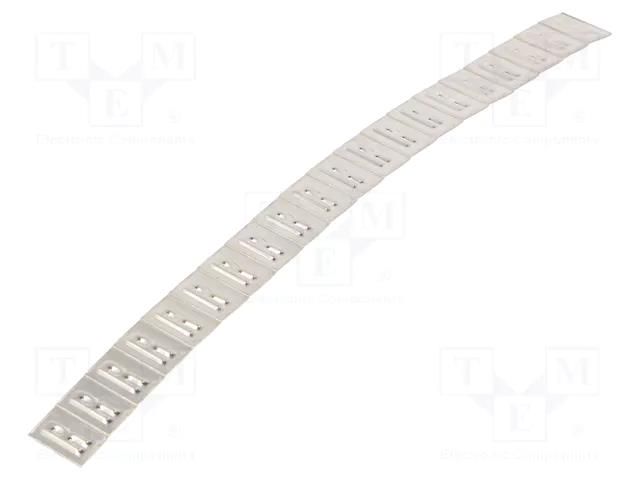 Markers; Marking: R; acid resistant steel SS316; -80÷538°C; slide HELLERMANNTYTON SSM-SS316-ML-R