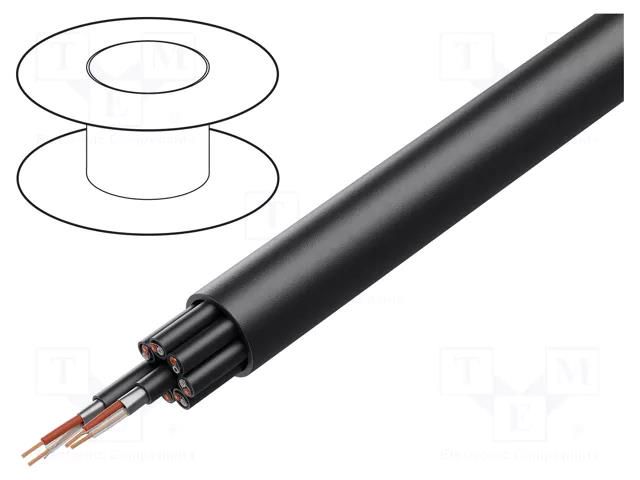 Wire: loudspeaker cable; BiTsound®; 8x2x0.21mm2; stranded; Cu BITNER BITNER-LP0222