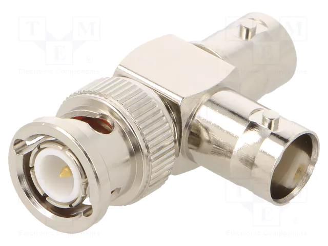 Adapter; BNC male,BNC female; Insulation: POM; 50Ω; brass; 4GHz AMPHENOL RF 112567