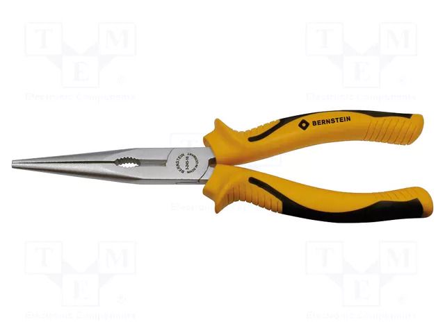 Pliers; half-rounded nose; 205mm BERNSTEIN BRN-3-245-16