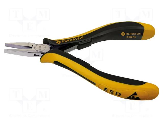 Pliers; flat; ESD; 120mm BERNSTEIN BRN-3-632-15