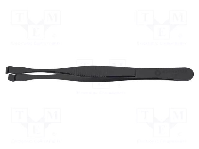 Tweezers; Blade tip shape: round; Tweezers len: 145mm; ESD BERNSTEIN BRN-5-007-13