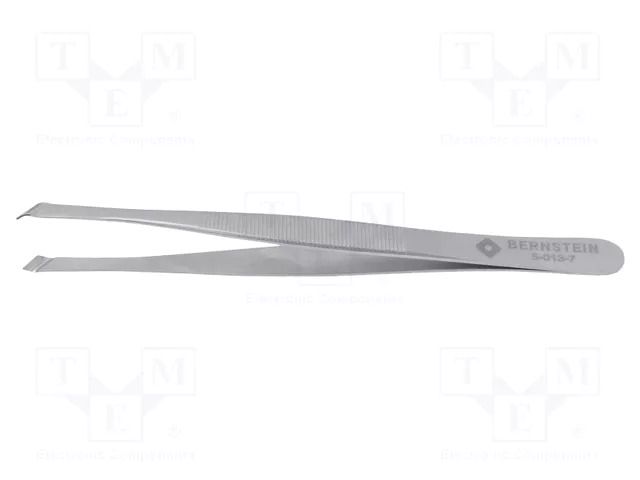 Tweezers; 125mm; Blade tip shape: round; universal BERNSTEIN BRN-5-013-7