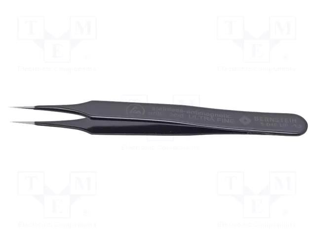 Tweezers; Blade tip shape: sharp; Tweezers len: 110mm; ESD BERNSTEIN BRN-5-049-UF-13