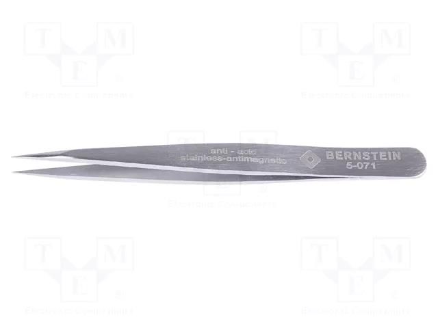 Tweezers; 85mm; Blade tip shape: sharp; universal BERNSTEIN BRN-5-071