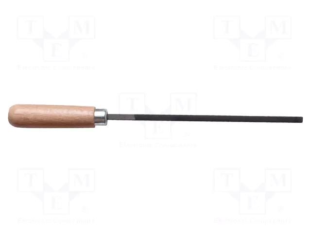 File; square; wood; 100mm BERNSTEIN BRN-5-236