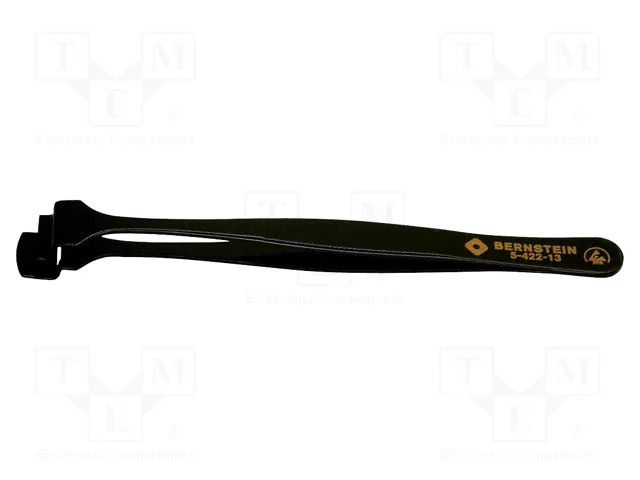 Tweezers; Tweezers len: 130mm; positioning components,SMD; ESD BERNSTEIN BRN-5-422-13