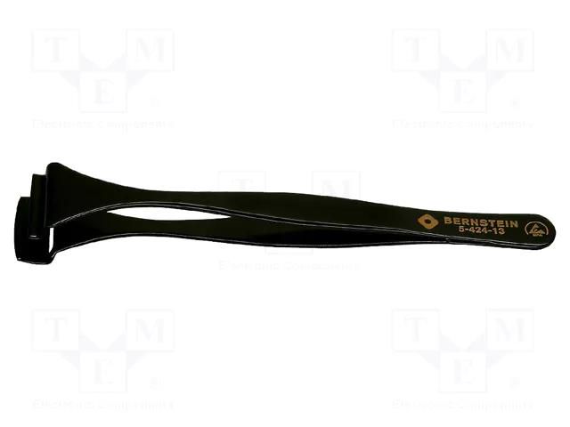 Tweezers; Tweezers len: 130mm; positioning components,SMD; ESD BERNSTEIN BRN-5-424-13