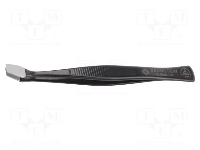 Tweezers; Blade tip shape: shovel; Tweezers len: 105mm; ESD BERNSTEIN BRN-5-864-13