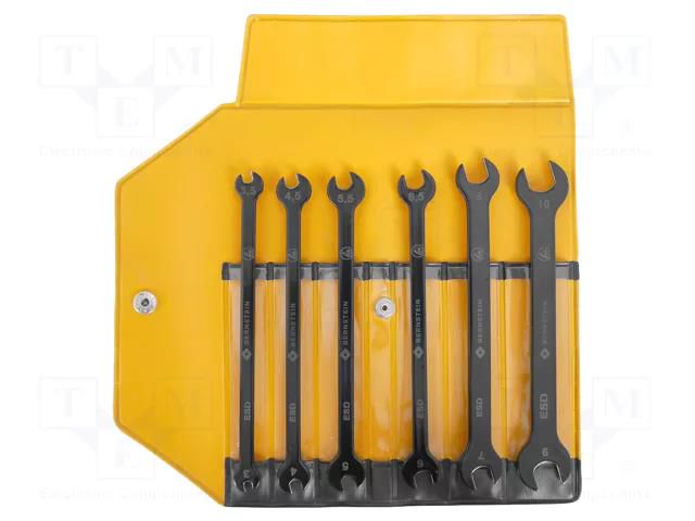 Wrenches set; spanner; ESD; 6pcs. BERNSTEIN BRN-6-750-13