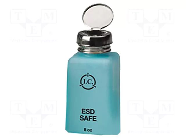 Cleanroom acces: dosing bottles; 236ml; blue (bright); ESD ANTISTAT ATS-146-0012