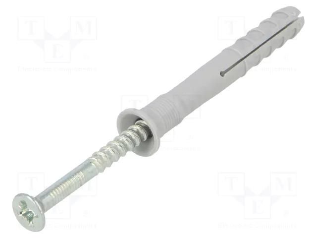 Plastic anchor; with screw; 8x60; zinc-plated steel; N; 50pcs; 8mm FISCHER FISCHER-50356