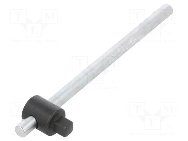 Knob; square; 1/4"; Chrom-vanadium steel; 115mm KING TONY KT-2571-45