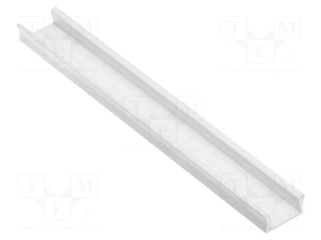 Profiles for LED modules; white; 1m; GLAX MINI; aluminium GTV Poland GTV-GLAXMN-WH-1M