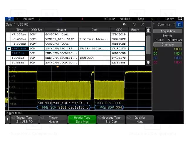 Test acces: software; Application: InfiniiVision 3000 X-SERIES KEYSIGHT D3000BDLB