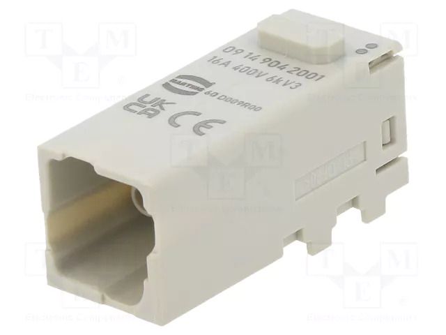 Connector: HDC; module; male; Han-Modular® Domino; PIN: 4; Han E® HARTING 09149042001