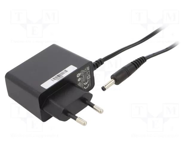 Power supply: switching; mains,plug-in; 12VDC; 0.5A; 6W; 78.88% POS POSC12050A-40