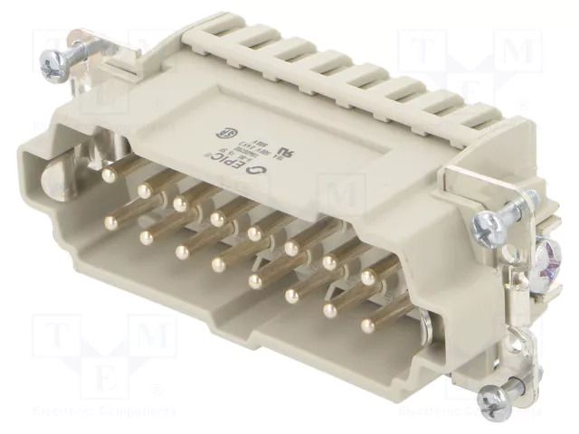 Connector: HDC; contact insert; male; EPIC H-BE; PIN: 16; 16A; 500V LAPP 10400200