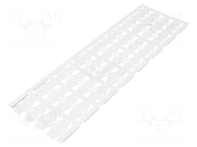 Label; 7÷40mm; polyamide 66; white; -40÷100°C; cable ties; UL94V-2 WEIDMÜLLER WM-1852490000