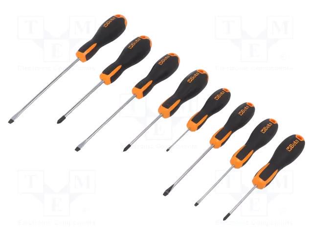 Kit: screwdrivers; Phillips,slot; EVOX; 8pcs. BETA BE1203E/S8