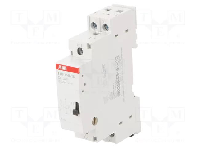 Relay: installation; bistable,impulse; NO x2; 18x68x85mm; E290 ABB E290-32-20/230