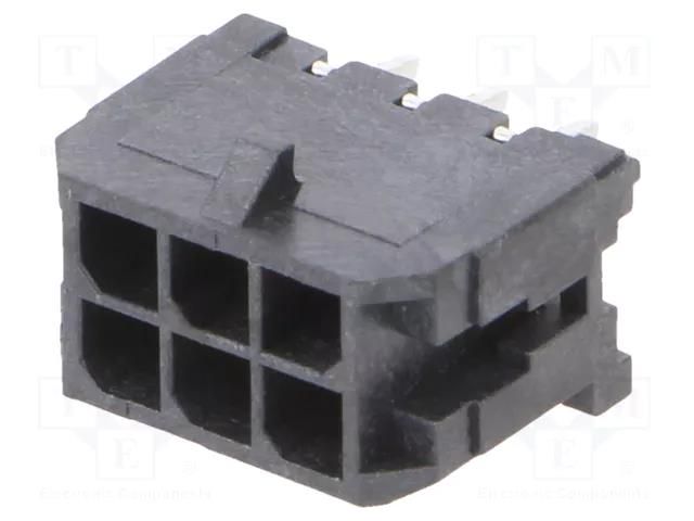 connector Micro Fit 3.0 Hdr Vert CPI 6 ckt 121 MOLEX MX-44914-0601