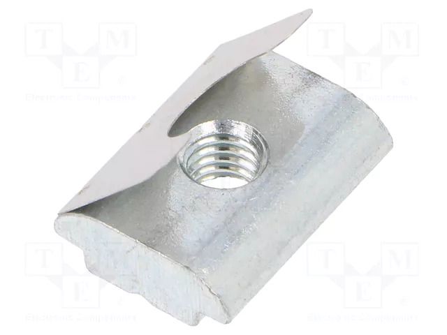 Nut; for profiles; Width of the groove: 10mm; stainless steel FATH FA-096086F