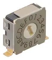 ROTARY CODED SWITCH, 16POS, 20V, R/A SMD FD02FC16H