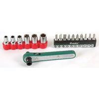 17 Piece Offest Ratchet Screwdriver and Socket Set 22-3990