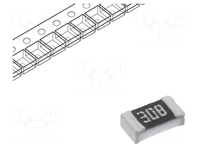 Resistor: thin film; precise; SMD; 0603; 2kΩ; 100mW; ±0.1%; 25ppm/°C ROYALOHM TC0325B2001T5F