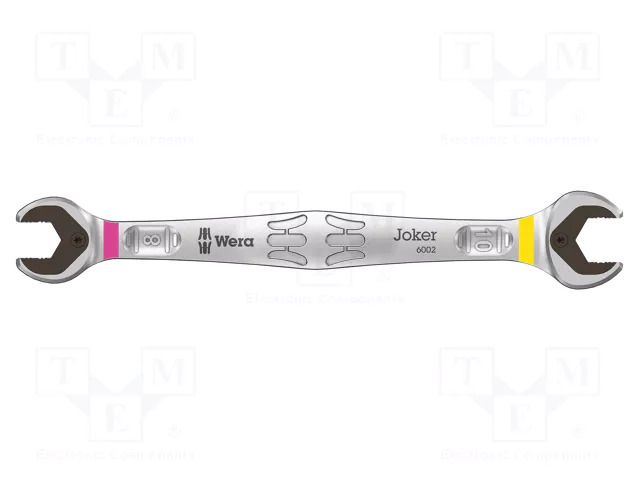 Wrench; spanner; 8mm,10mm; Joker 6002; L: 141mm WERA WERA.05020259001