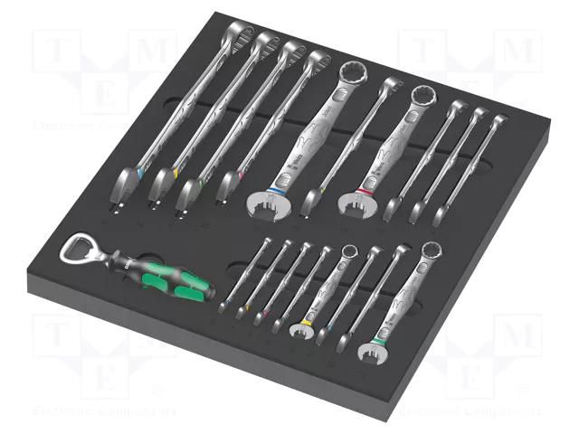 Wrenches set; combination spanner; Joker 6003; 19pcs. WERA WERA.05150121001