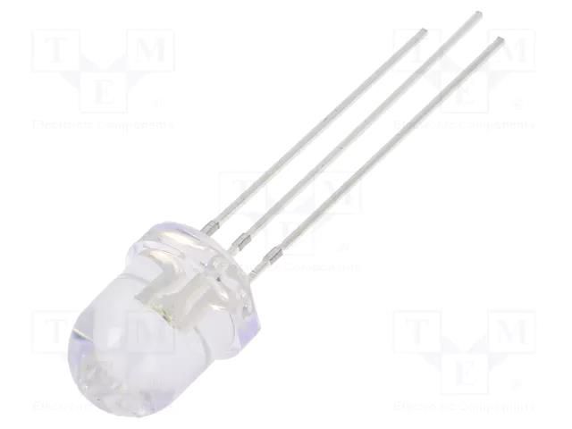 LED; red/green; 8mm; 30°; Front: convex; 2.1÷2.6/3.1÷3.6VDC; round OPTOSUPPLY OSRPMA8131A