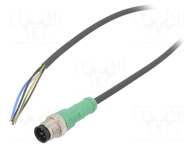 Cable: for sensors/automation; M12; PIN: 5; straight; 10m; plug PHOENIX CONTACT 1683361