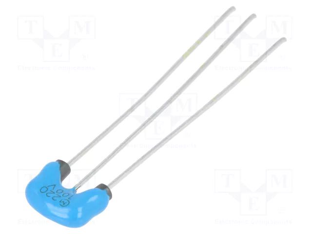 Filter: anti-interference; 100V; 22pF; THT; ±10% MURATA DSS1NB32A220Q91A