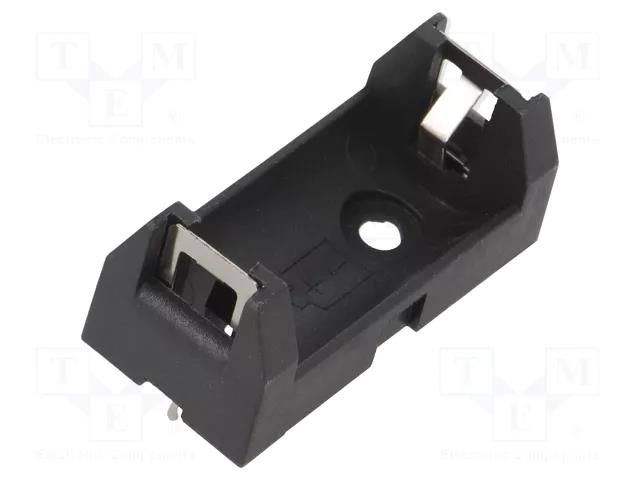 Holder; 1/2AA,CR2; Batt.no: 1; PCB,THM; for PCB KEYSTONE KEYS108